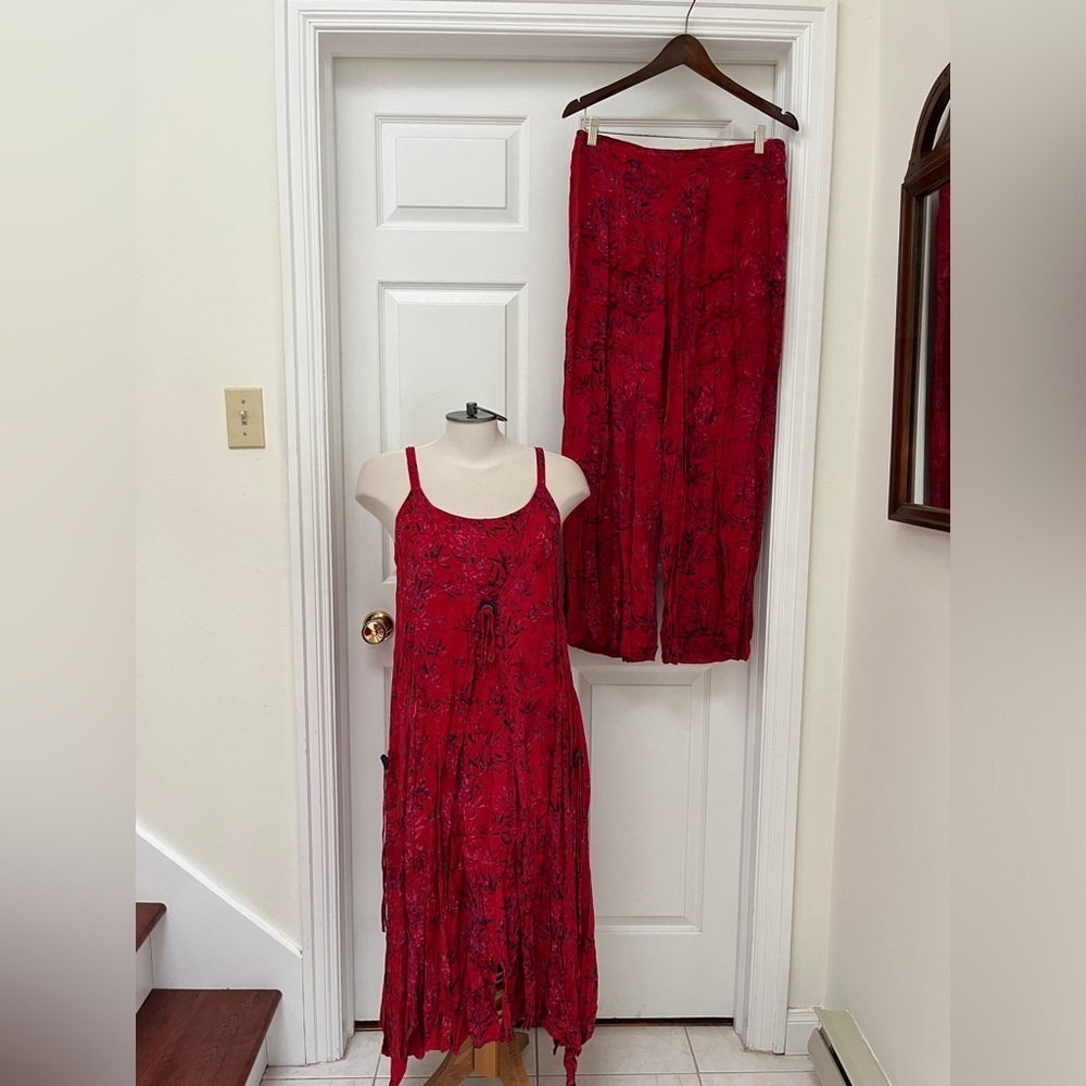 Hilltribe dress and pant set size medium